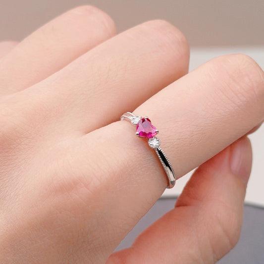 Vintage Ruby Diamond Ring