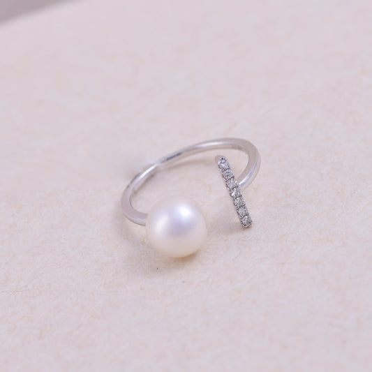 Minimalist Pearl Ring