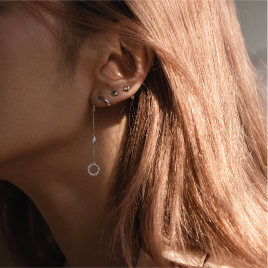 Iridescent Diamonds Earring (E12702)