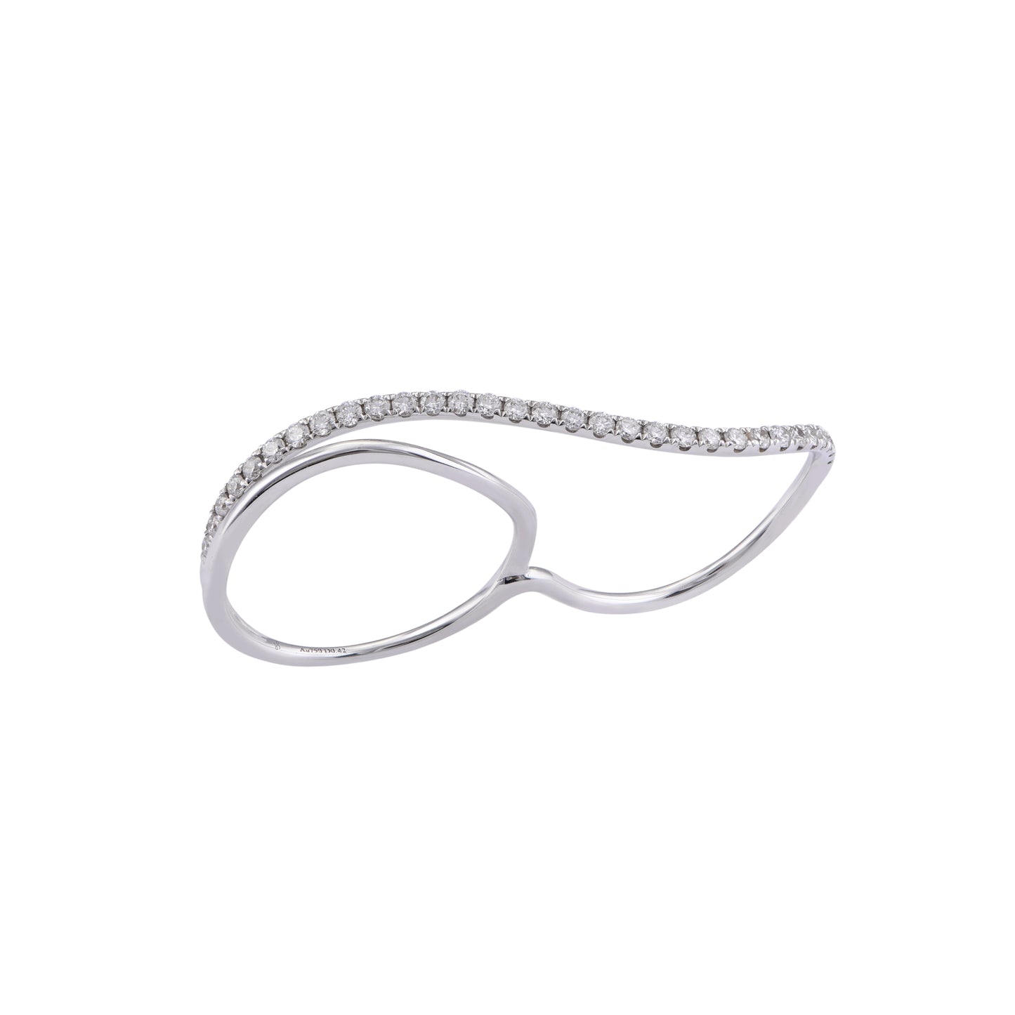 Flow Diamond Double Rings (R11402)