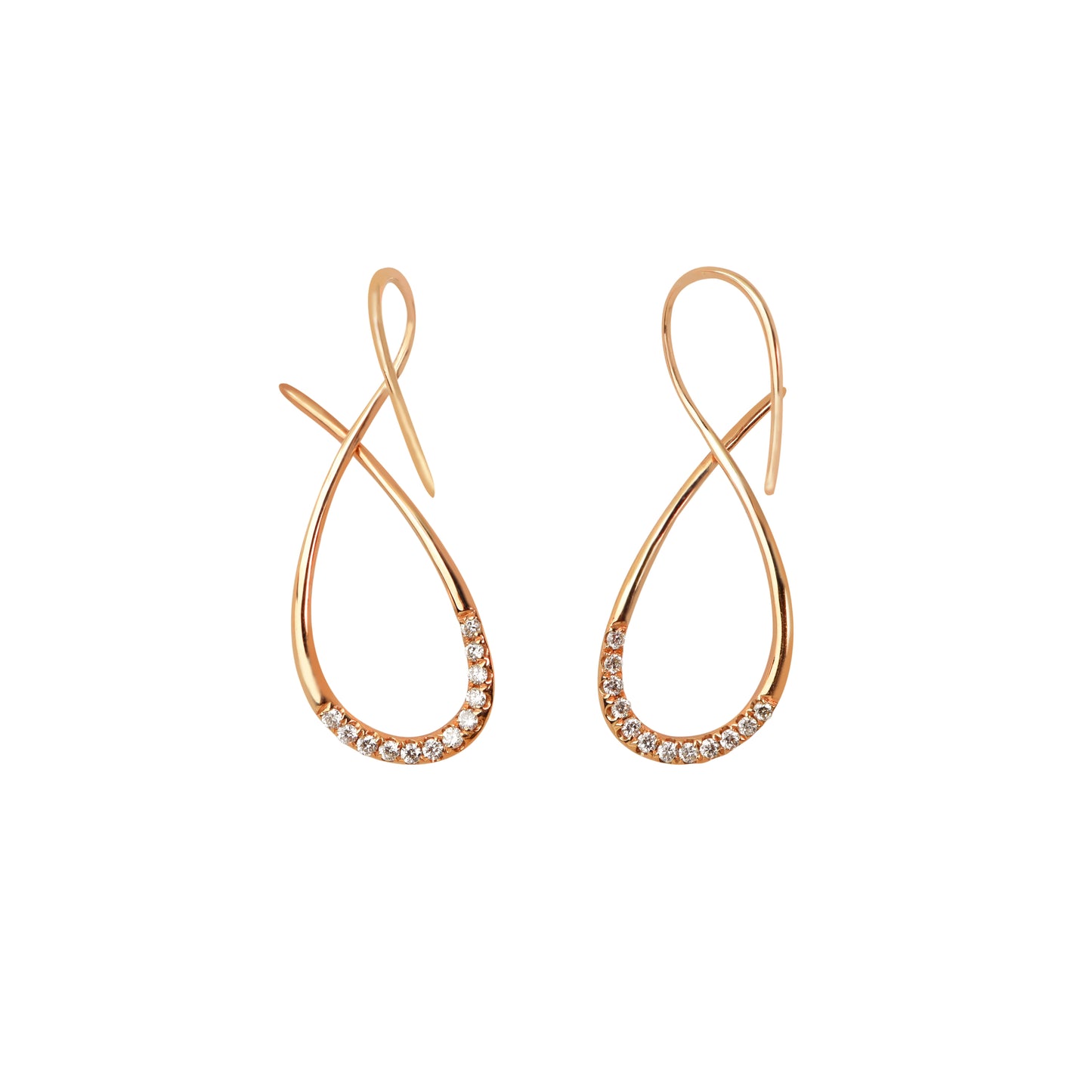 Aquiver Diamonds Earring (E13302)