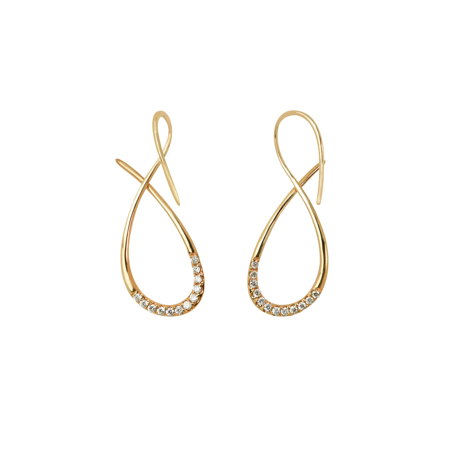 Aquiver Diamonds Earring (E13302)