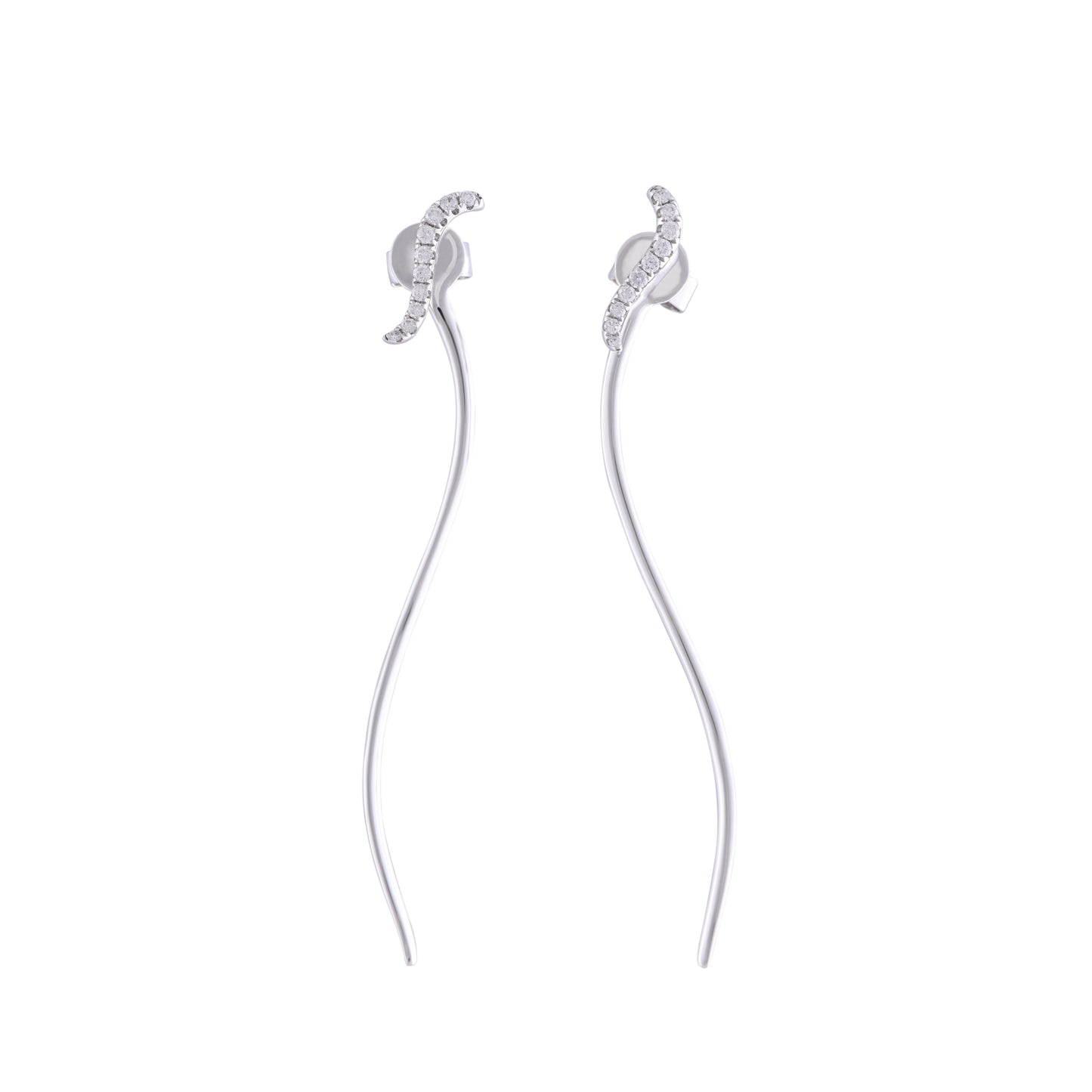 Flow Diamond Earrings (E10602)