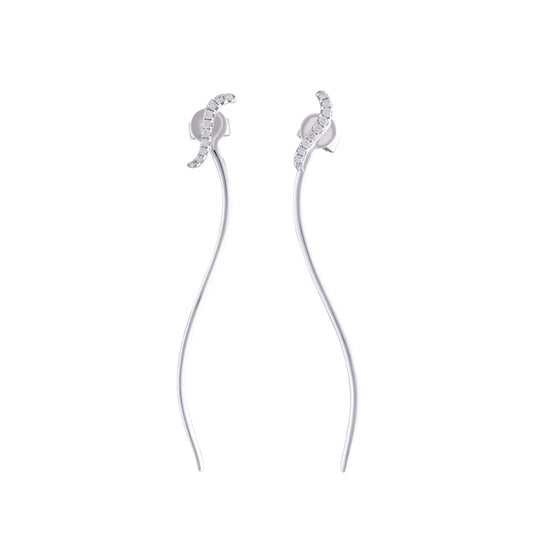Flow Diamond Earrings (E10602)