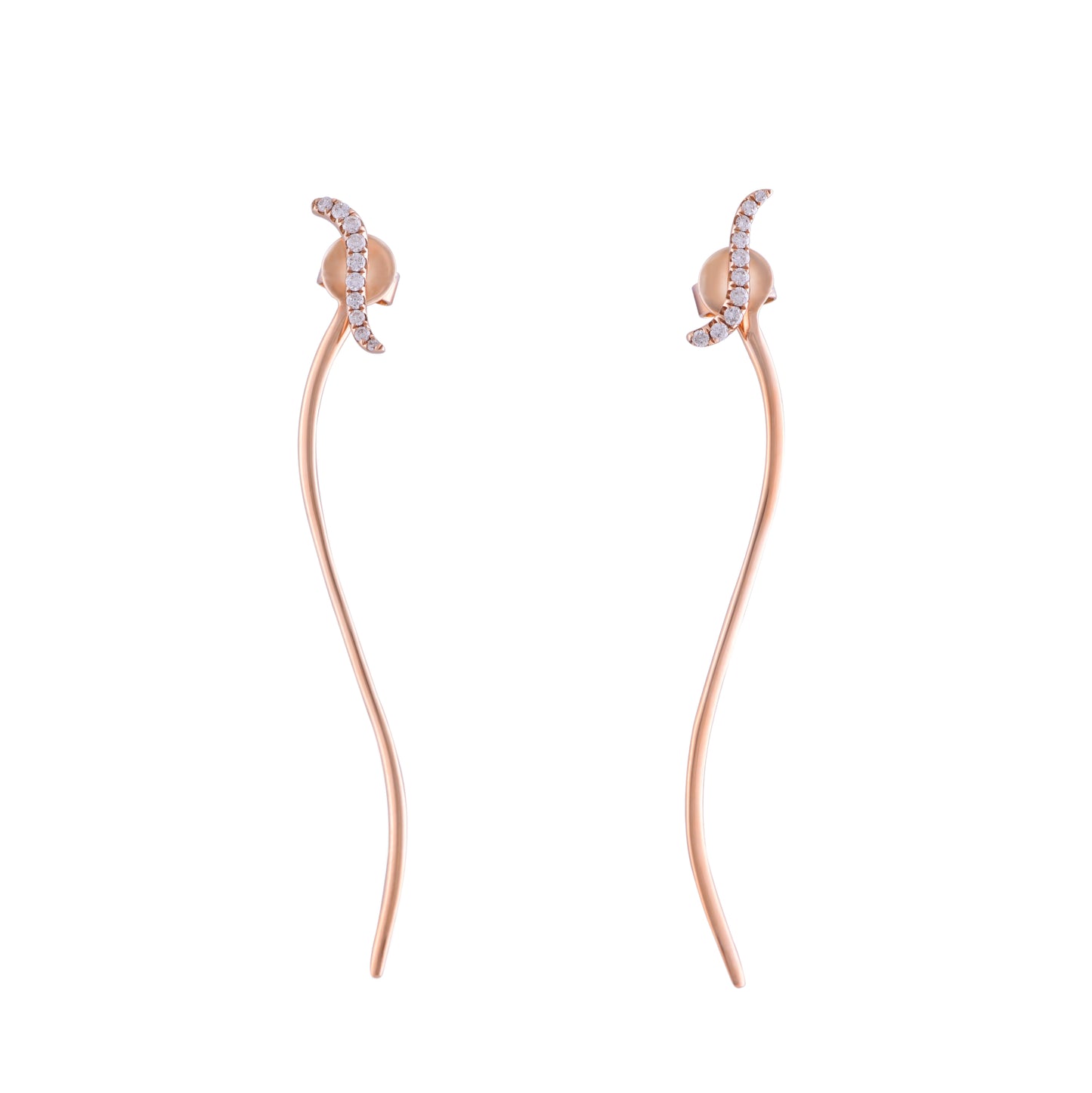 Flow Diamond Earrings (E10602)