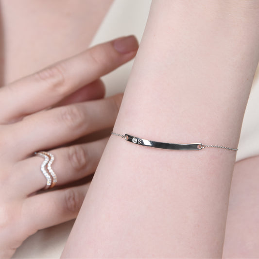 Alphabets Bracelet Diamond (B14002)