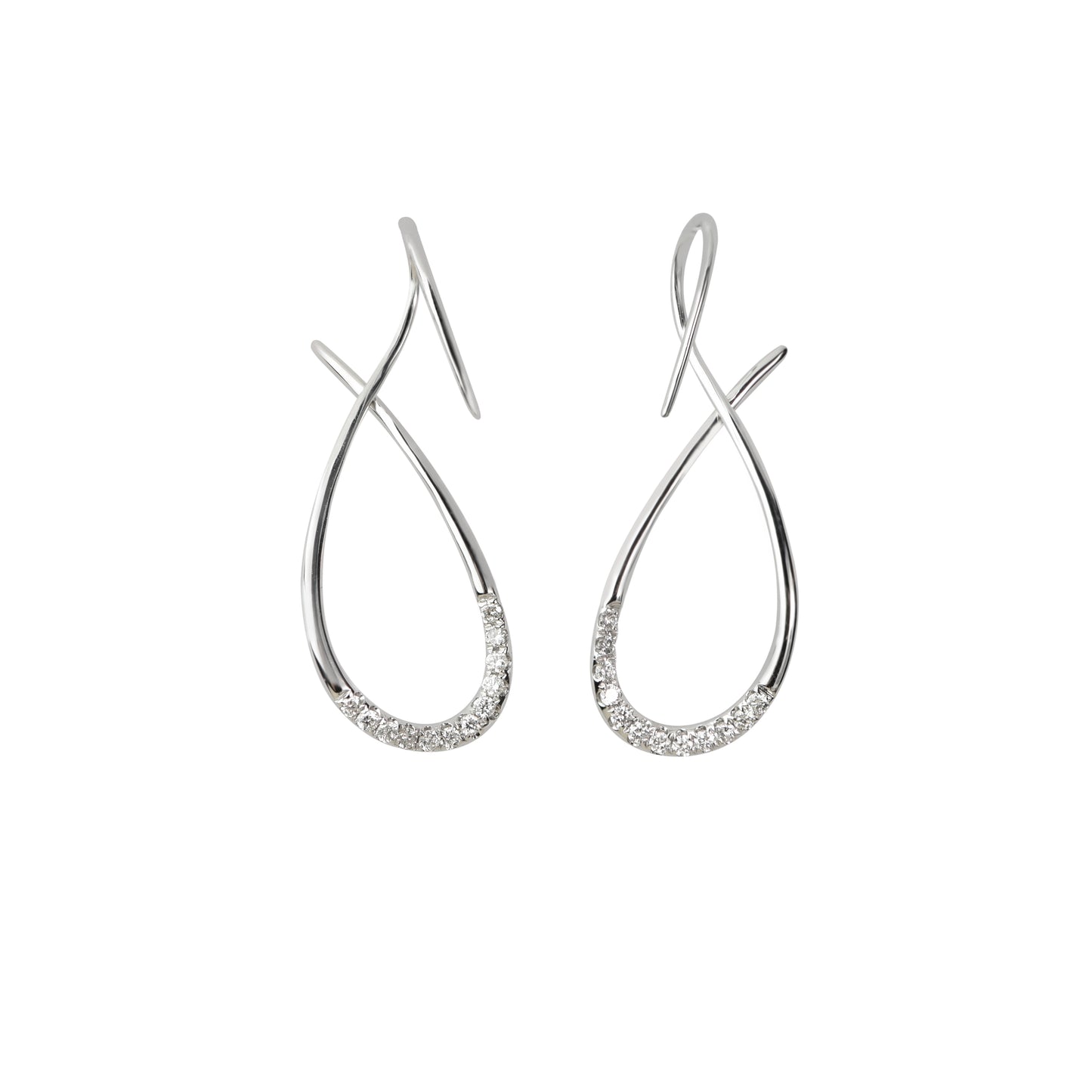 Aquiver Diamonds Earring (E13302)